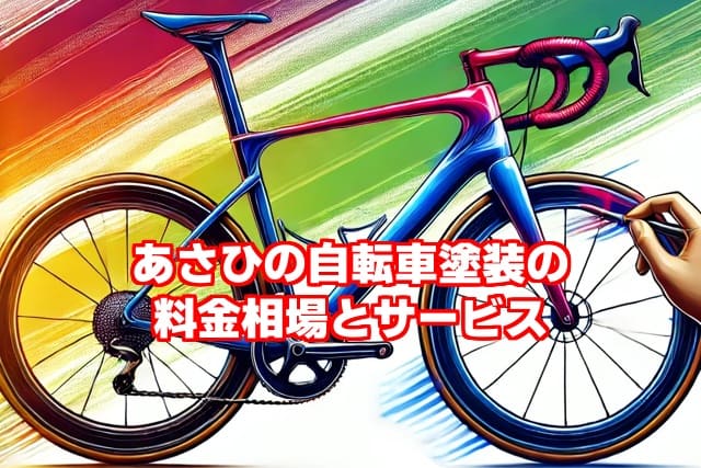 あさひの自転車塗装の料金相場とサービスの特徴